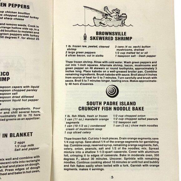 Rio Grande Valley Cookin Recipe Booklet By J Mancell 1982 Texas Dept Agriculture - Picture 4 of 10